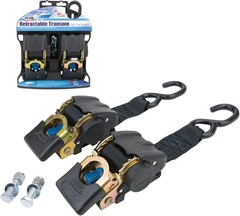 Powersports Retractable Transom Tie Down, 2 Inch X 43 Inch, 833 Lbs. Working Lo