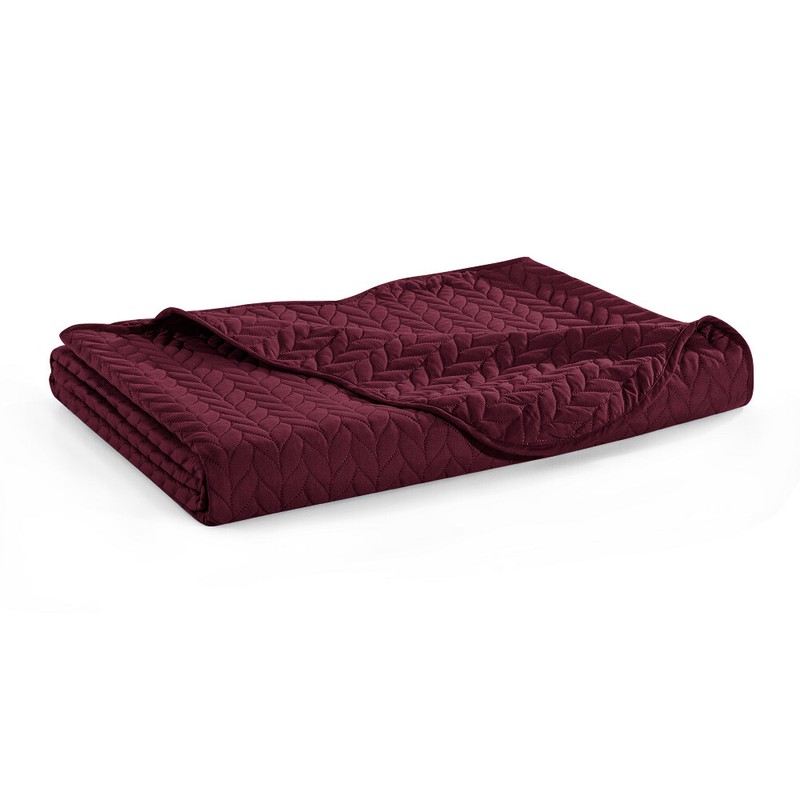 3 Piece Embossed Quilted Bedspread Set Twin Queen King Size Coverlet Bed Throws gallery