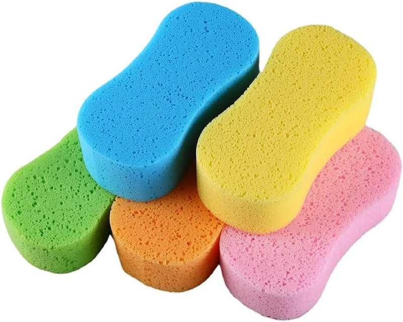 Car Wash Sponge, 3 Pack Extra Thick Large Colorful Cleaning Sponge Multi-Purpose gallery