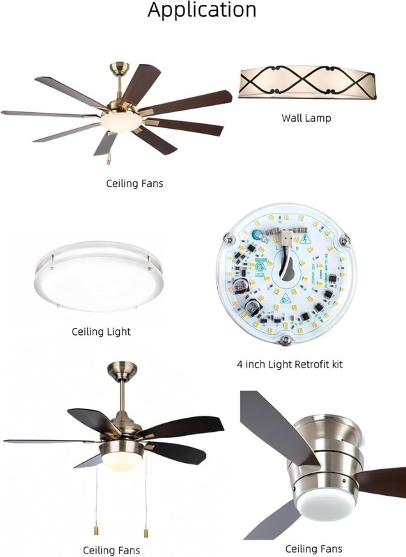 Easy Installation 4" LED Retrofit Light Panel - 2200LM gallery