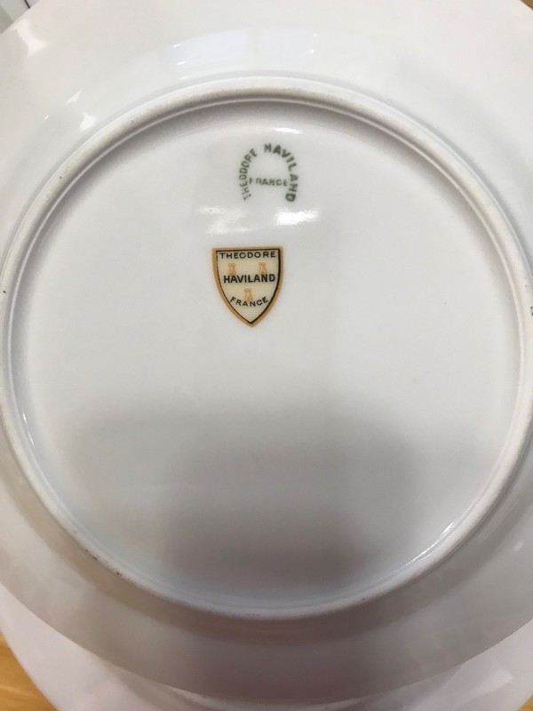 Porcelain Dinnerware, Theodore Haviland, Limoges, France gallery