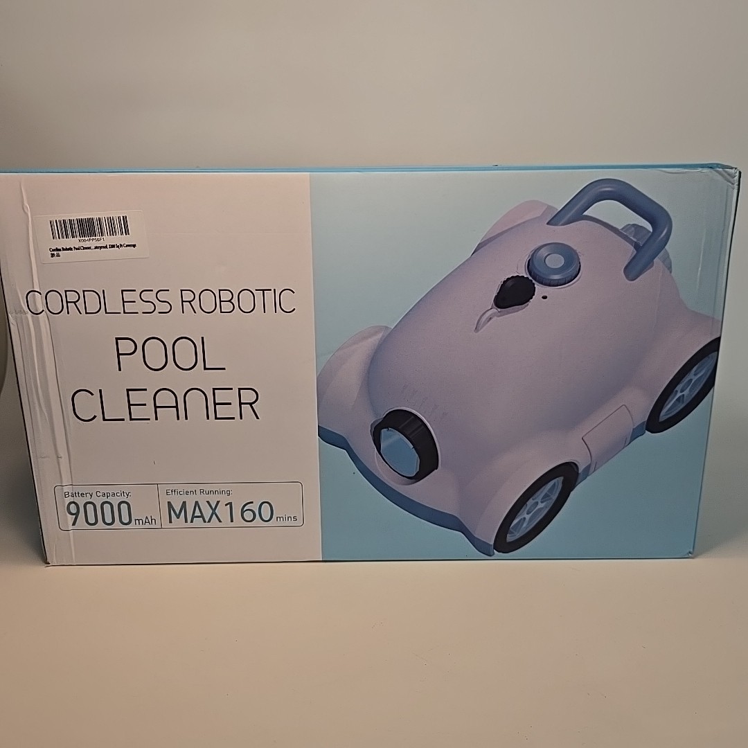 NEW Hinice Cordless Robotic Pool Cleaner/Vacuum 2200 SqFt Coverage gallery