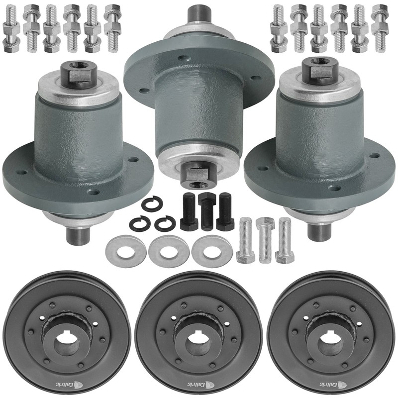 54" Deck Spindle & Pulley for Bad Boy Rebel 2019-2023 037-4000-00 037-8000-50 gallery