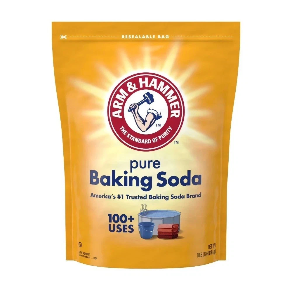 Pure Baking Soda, for Baking, Cleaning & Deodorizing, Pool 10.8 lb Bag New gallery