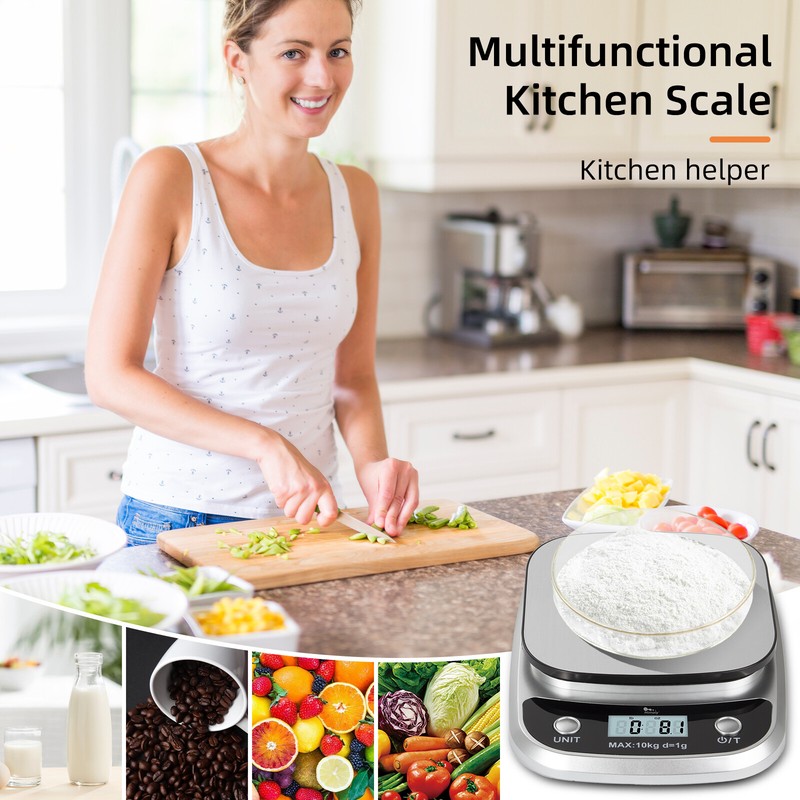 Himaly Multifunctional Kitchen Scale | Electronic Food Scale,Stainless Steel gallery