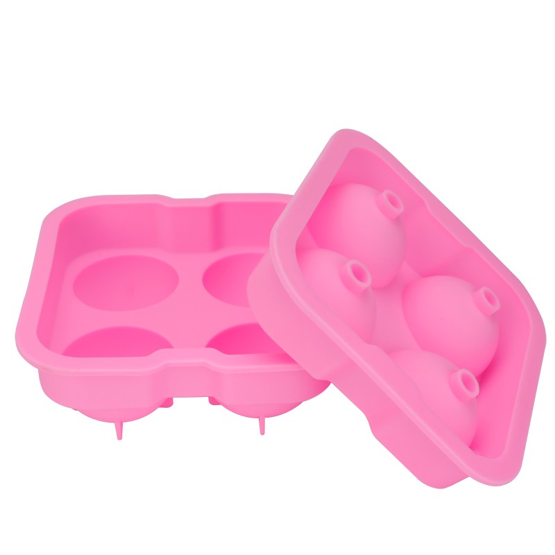 Silicone 3D Ball ICE Cube Tray Maker Round Ball Sphere Mold Whiskey Cocktails gallery
