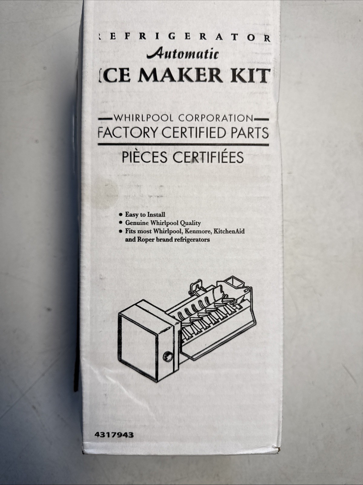 Whirlpool 4317943 Refrigerator Ice Maker W11381372 gallery