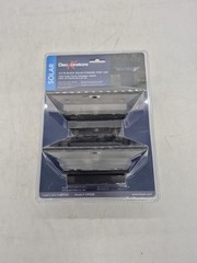 Deckorators Solar LED Outdoor Post Cap Light 2.5×2.5″ Black *NEW SEALED