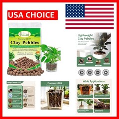 Versatile 2 LB Expanded Clay Pebbles – Ideal for Indoor Gardening & Aquaponics