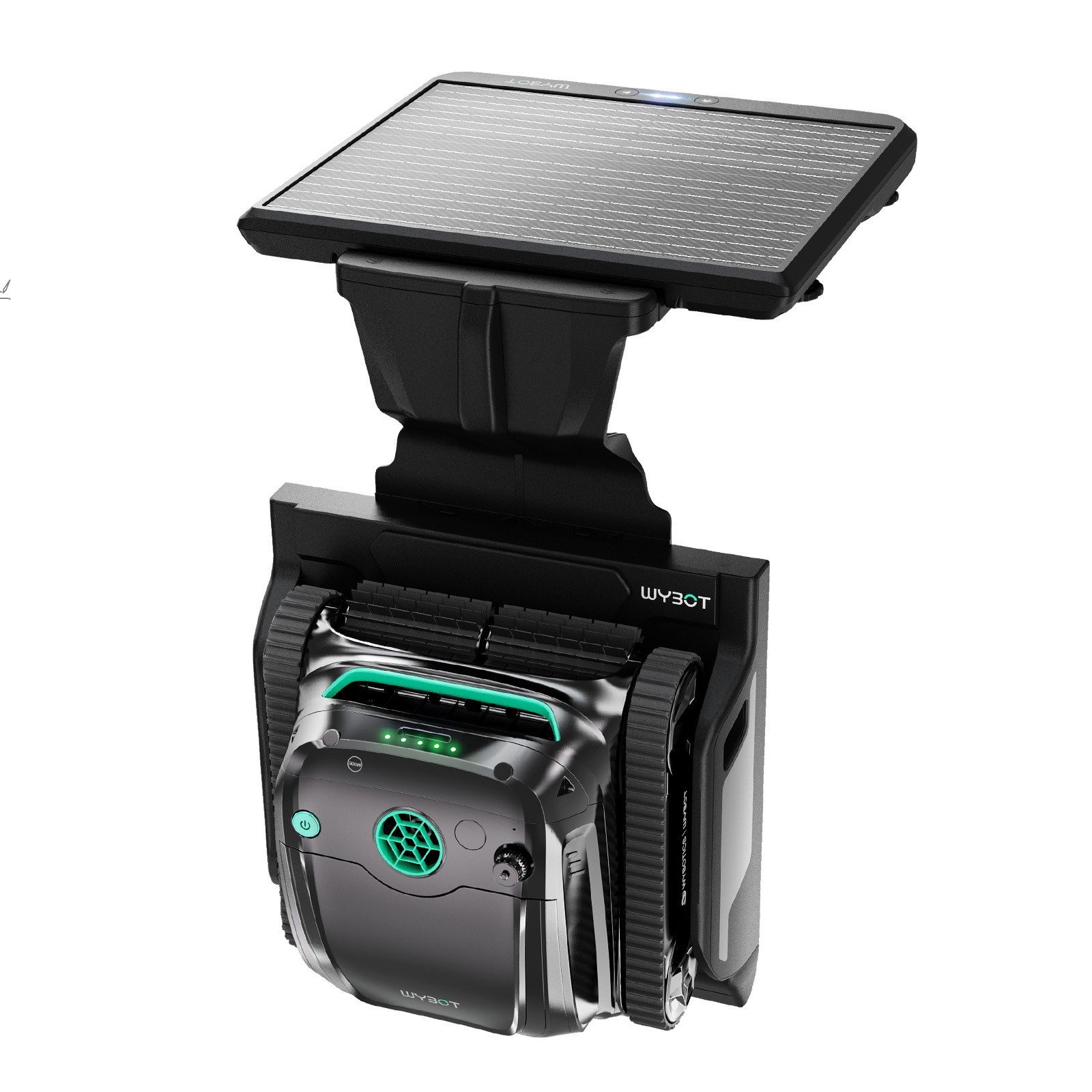 WYBOT S2 Solar Powered Pool Cleaner Robotic Automatic Pool Vacuum for Inground gallery