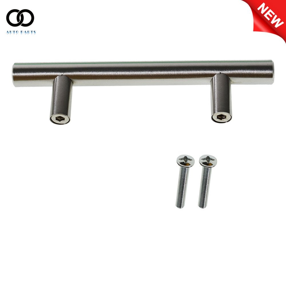 50 Pack Cabinet Pulls Kitchen Drawer Pulls Brushed Nickel Stainless Steel US