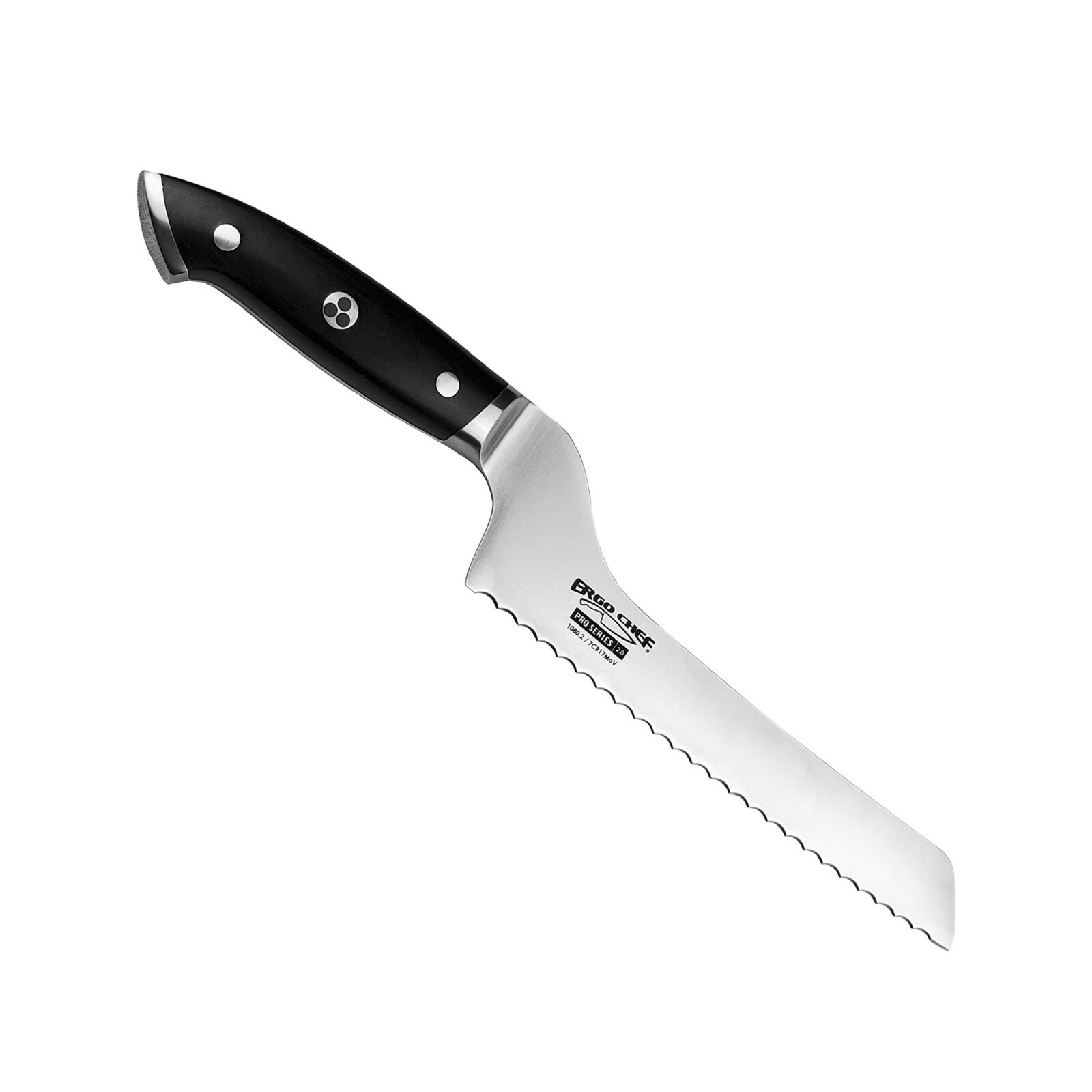 Ergo Chef Pro Series 2.0 8" Off-Set Bread Knife Pakkawood Handle Factory Second gallery