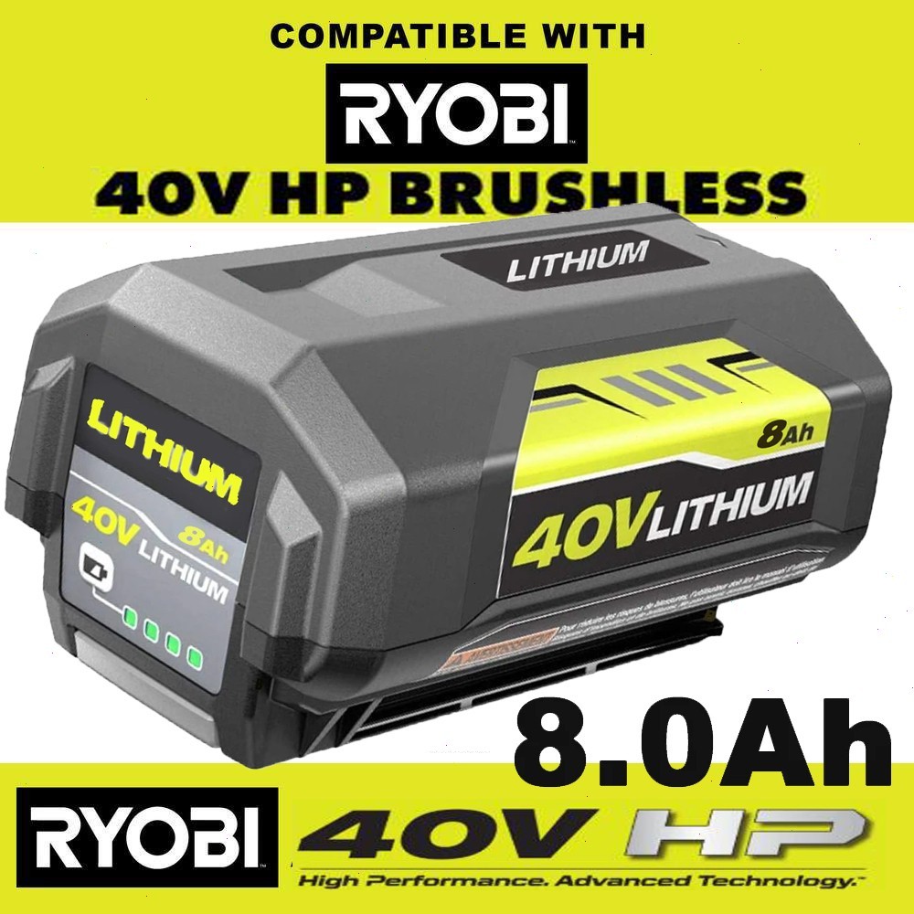 For RYOBI 40V 8 Ah Lithium-Ion High Capacity Battery OP40404 OP4050A OP4015 Lots gallery