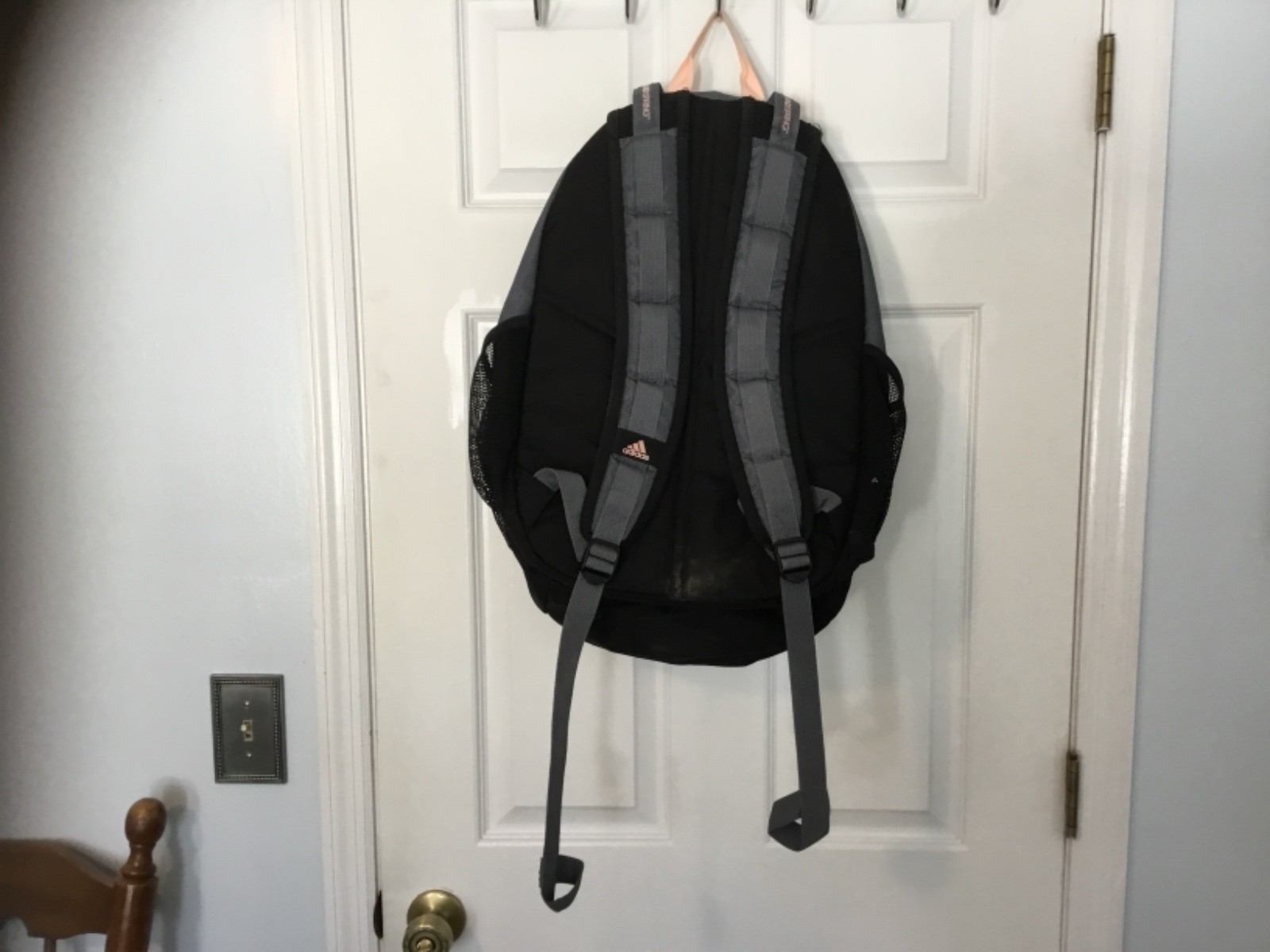 adidas Large Load Spring Backpack Great Condition in Gray/Black/Gold 2