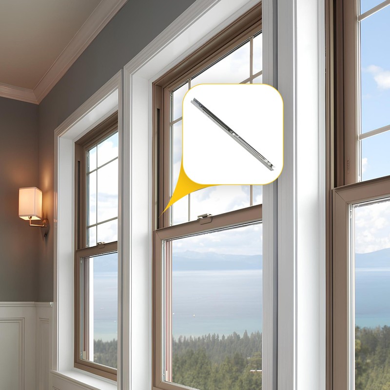 Brixwell Window Channel Balance Without Sash Guide 27" L 5 To 9 Lbs Sash Weight gallery