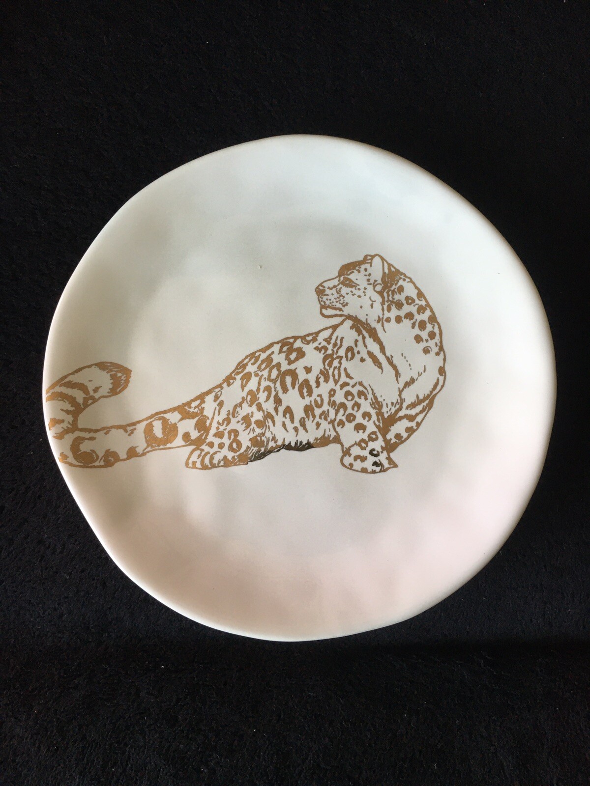Lux Noir Collection Table Decor 6-Inch Plate New gallery
