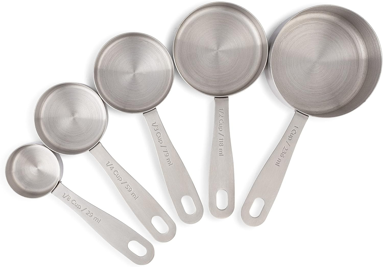 Stainless Steel Measuring Cups - 5 Piece Heavy Duty Measuring gallery