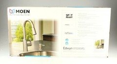 *MOEN 87028SRS Edwyn High Arc Pull Down Kitchen Faucet, Stainless Steel
