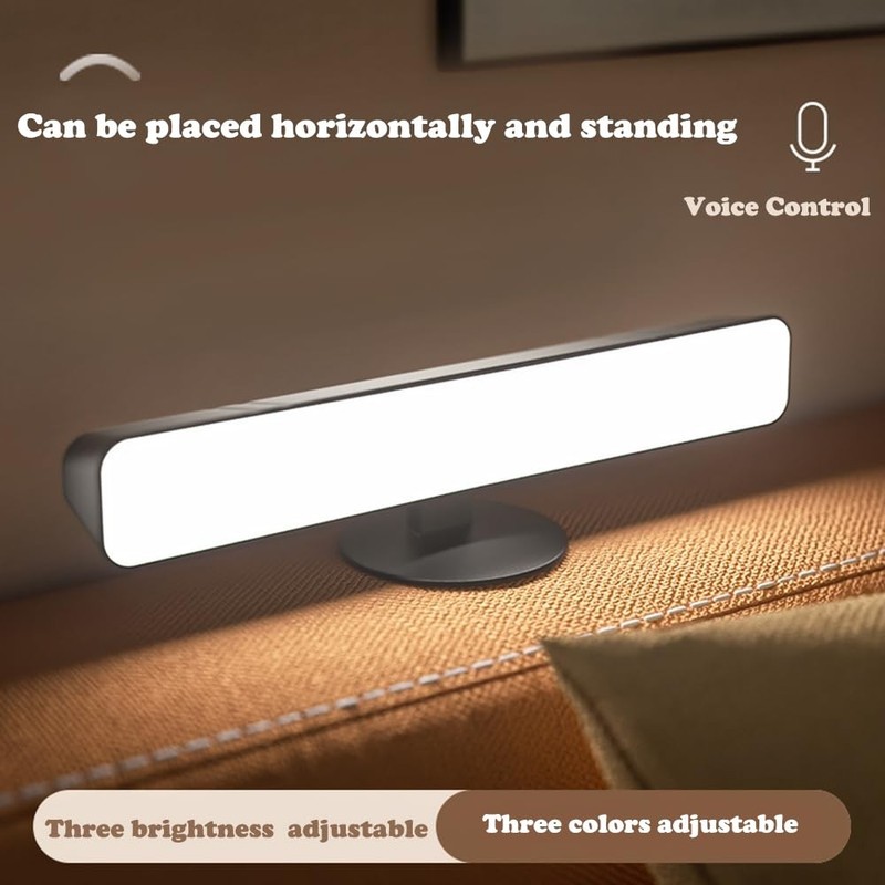 USB Voice Control Table Lamp Without WiFi, Sound Activated Desk Lamp Internet... gallery