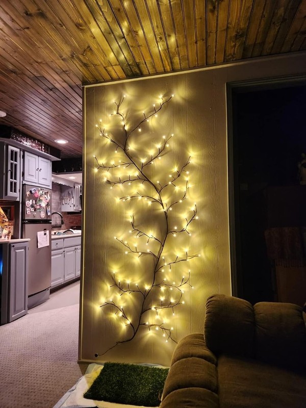 LED Willow Vine Lights 1.8m USB Powered Tree Branch Wall Decor 96 LEDs gallery