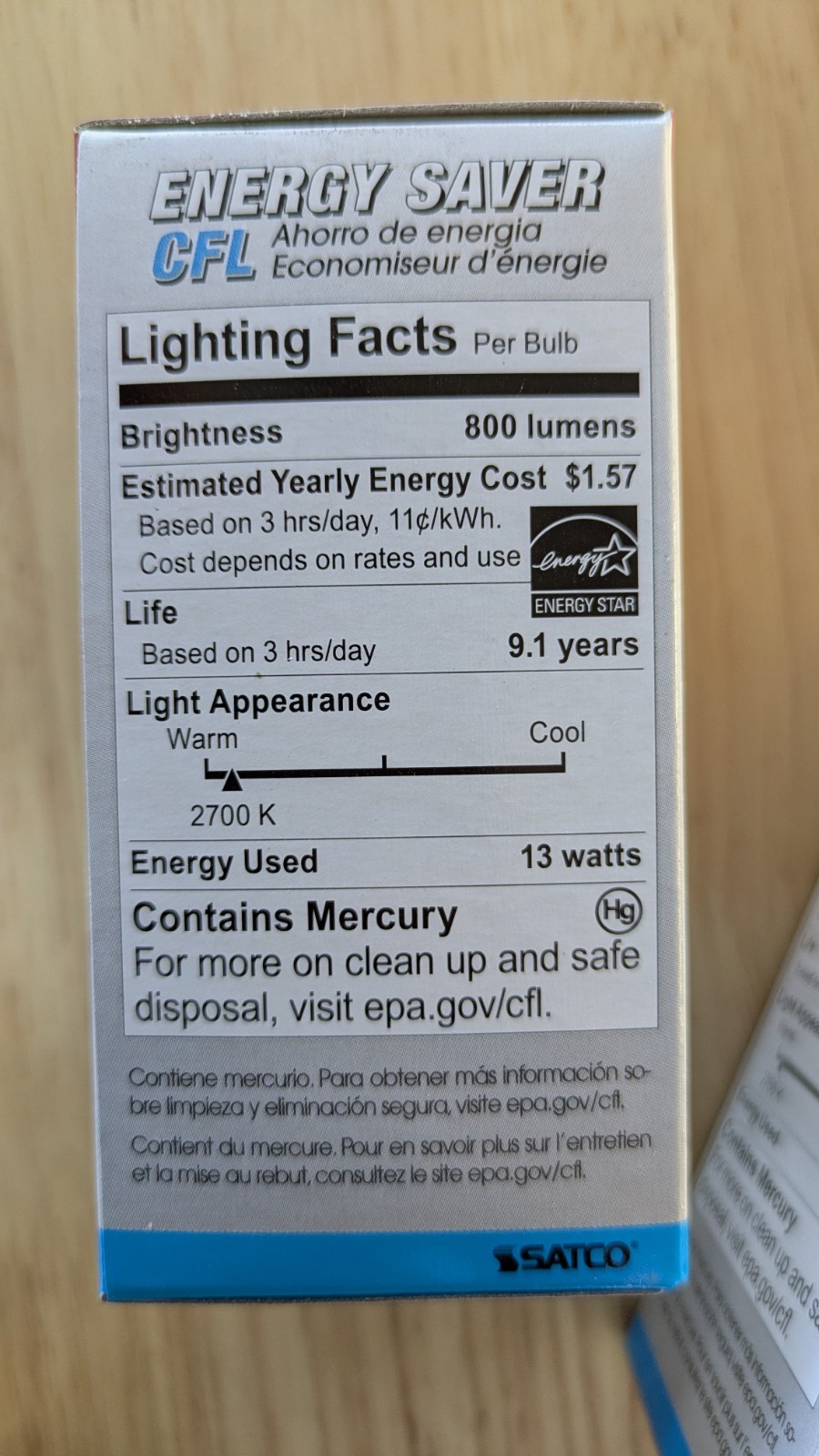 3 PACK Satco S8203 13W 2 Pin GU24 Base Mini Spiral CFL Light Bulb Soft White gallery