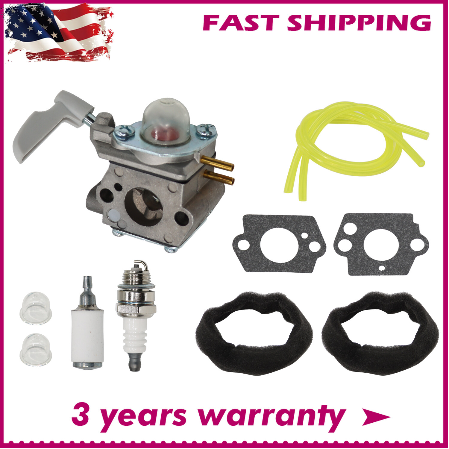 Carburetor & Kit Fit For Homelite 26B Blower UT09526 308054075 308054114 gallery