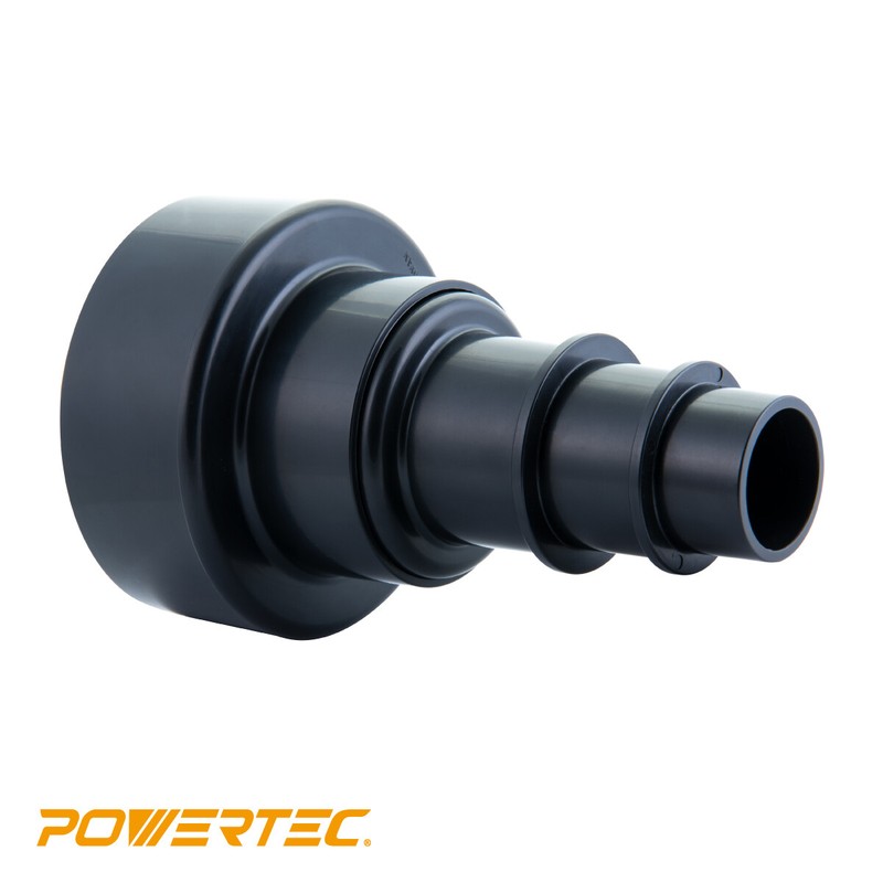 POWERTEC 4 in 1 Adapter Modular Step Dust Collector Hose Fittings (70297) gallery