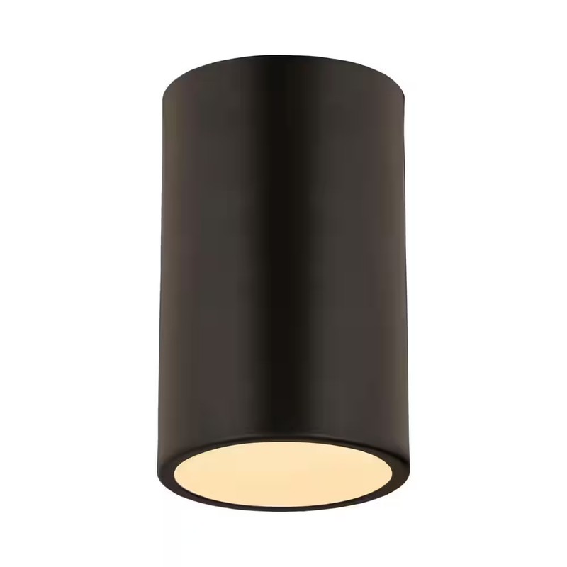 Harley 5 inch 1-Light Matte Black Flush Mount Hallway Light Fixture 2302F1-MB gallery