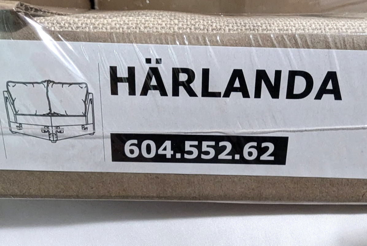 Ikea HARLANDA Corner (sofa) Section Cover Slipcover SPORDA NATURAL New! Sealed! gallery