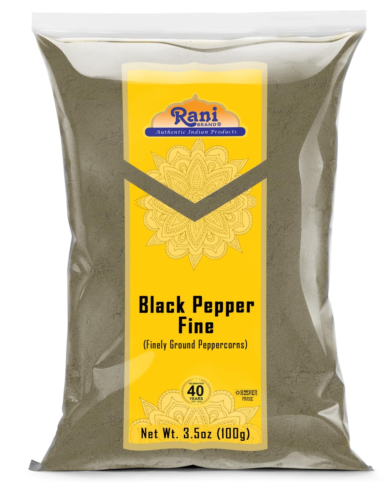 Rani Black Pepper Fine Powder 80 Mesh, Premium Indian 3.5oz (100g) gallery