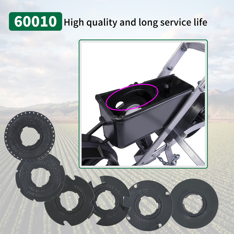 60010 Optional Seed Plate Set Compatible with EarthWay Garden Seeder 1001-B gallery