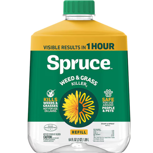 Spruce Snap & Spray Weed & Grass KillerMannualStarter Kit Results in 1 Hour,64OZ gallery