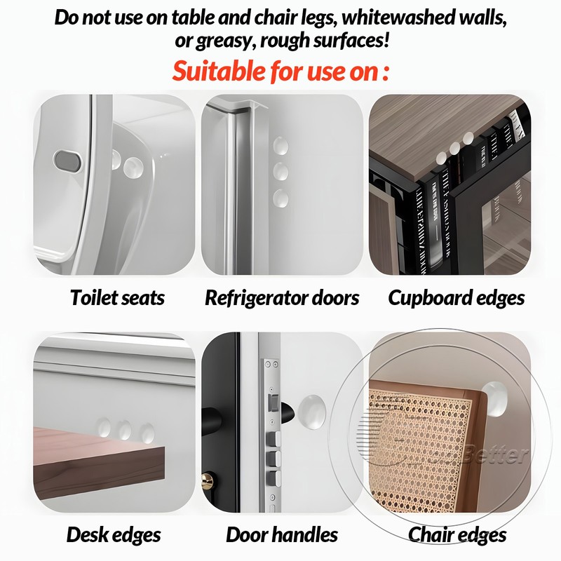 Self-Adhesive Rubber Feet Pads | Square & Round Clear, Small & Large Ø 5mm-20mm gallery