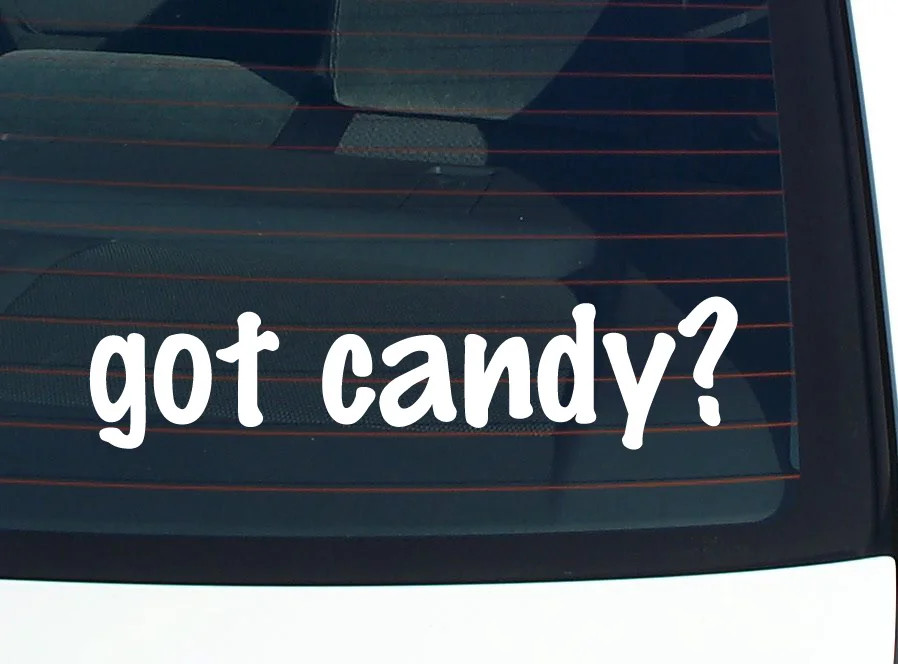 got candy? CAR DECAL BUMPER STICKER VINYL FUNNY JOKE WINDOW gallery