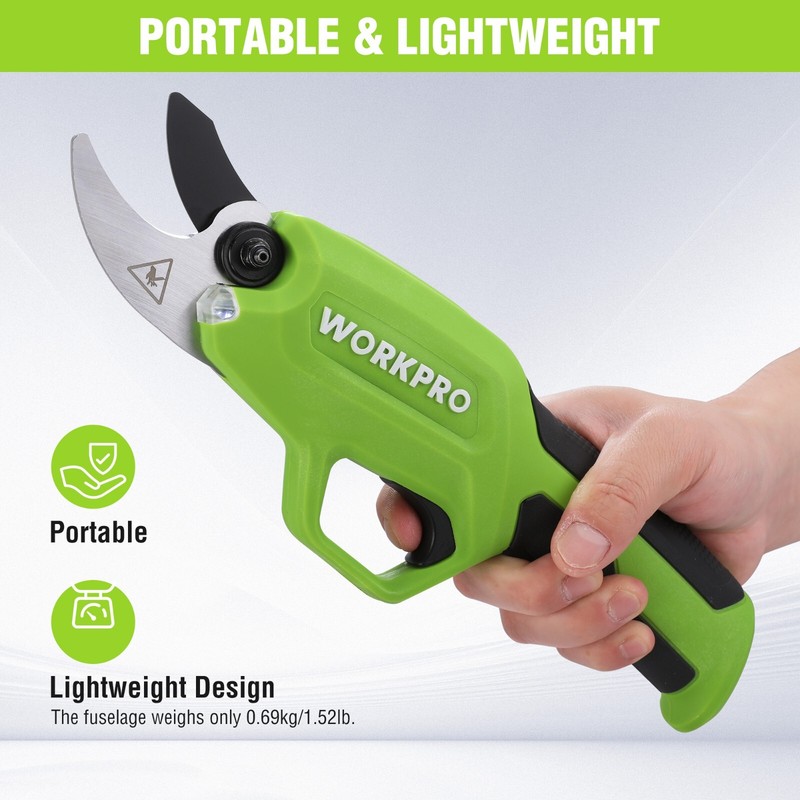 7.2V Battery Powered Electric Pruning Shear Cordless Tree Pruner Garden Scissors gallery