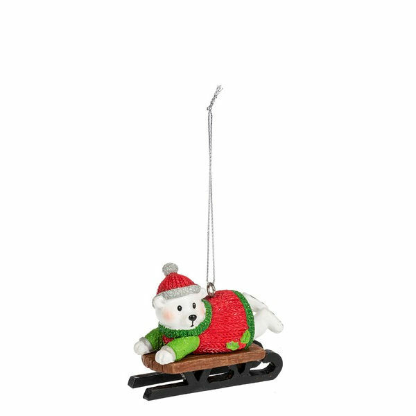 Whimsical Polar Bear Ornament gallery