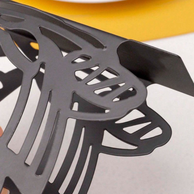 Tissue Organizer Coffee Cup Shaped Hollow Out Iron Holder Creative Napkin Holder gallery