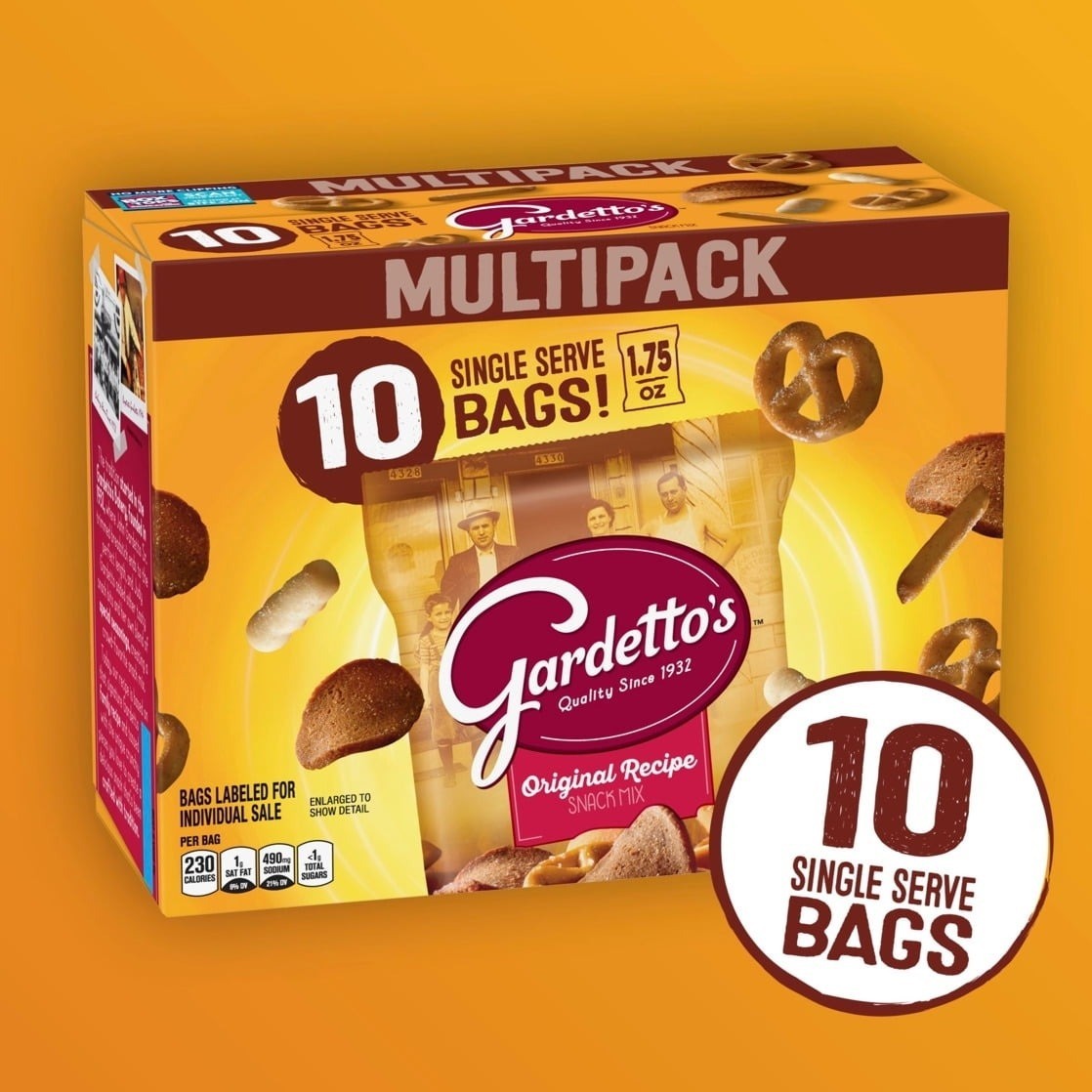 Gardetto’s Original Recipe Snack Mix, 10-Count Multipack, 17.5 oz gallery