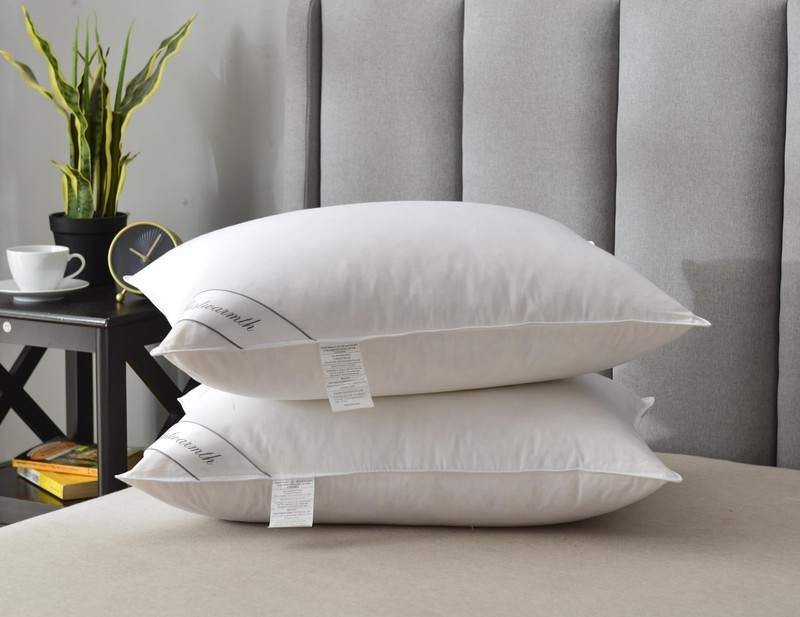 Goose Down Feather Hotel Collection Bed Pillow for Sleeping,100% Cotton gallery