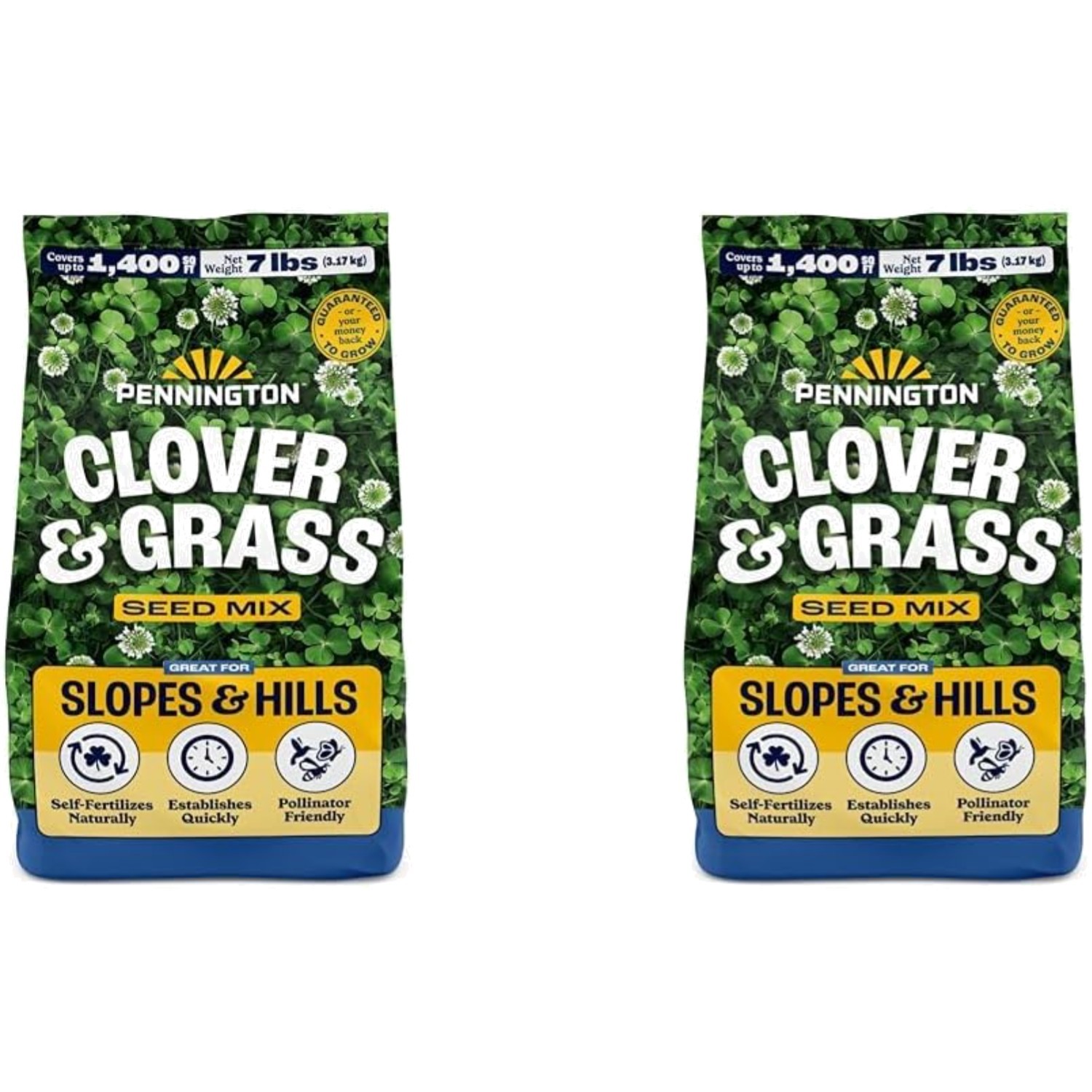 Durana Clover and Grass Mix 2-Pack - Pollinator-Friendly Low Water Lawn Solution gallery