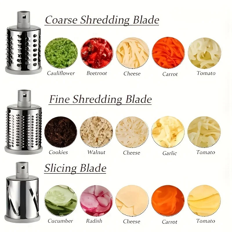 1Pc Highly Efficient and Versatile Vegetable and Fruit Slicer Grater - Benchtop gallery