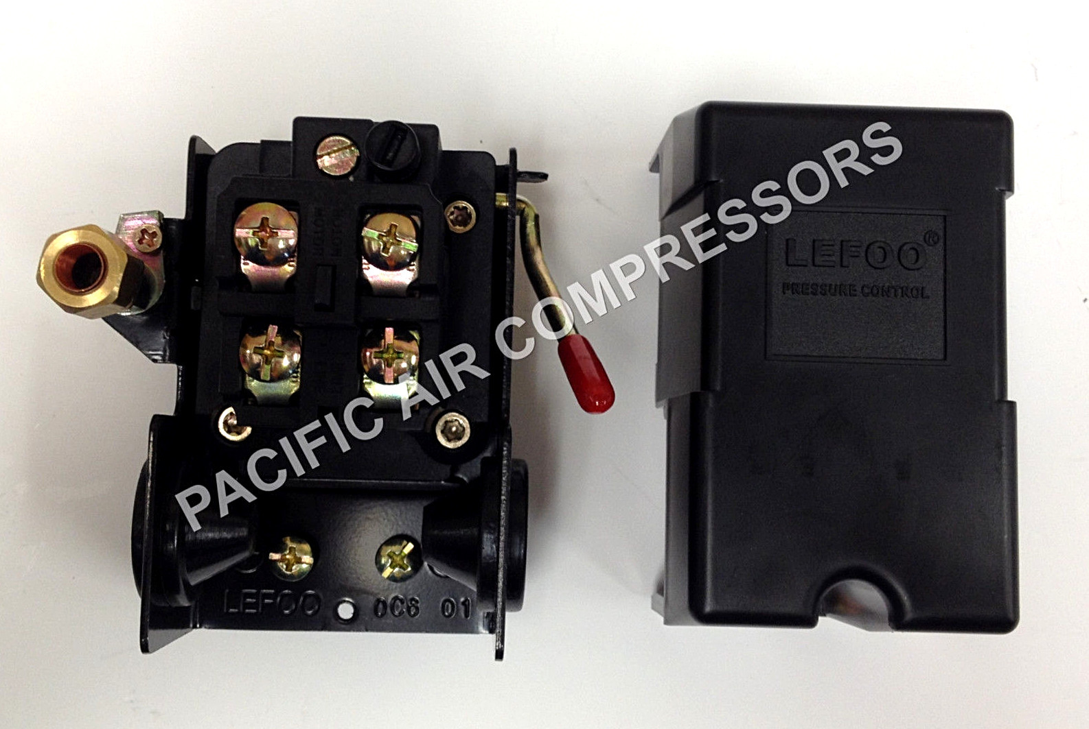 SANBORN REPLACEMENT AIR COMPRESSOR PRESSURE SWITCH. FOUR PORT. 95-125 PSI gallery