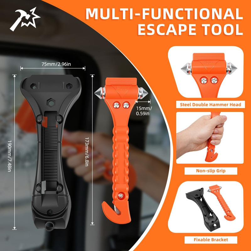 4Pack Firefighter Tools Heavy Duty, Fireman Gear Equipment Accessories for Emerg gallery