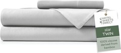Hotel Sheets Direct 100% Viscose Derived from Bamboo Sheets Set Twin – Coolin…