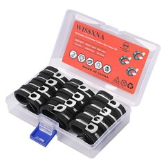3/4” Wire Cable Clamps Set-Stainless Steel 304 Cushioned Loom Cable Rubber