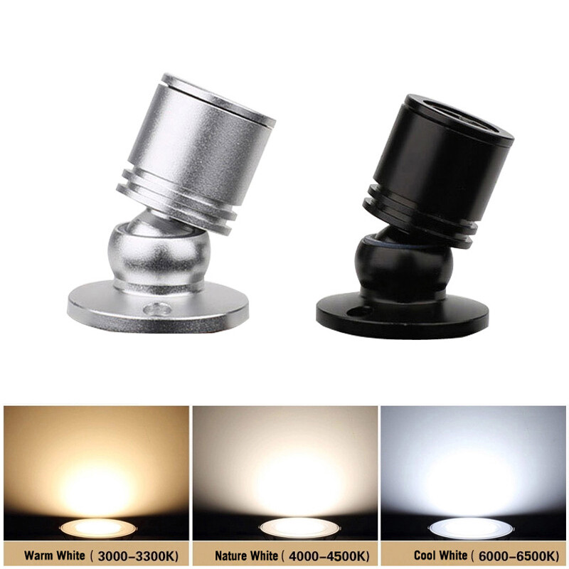 Mini 1W Surface Mounted LED Downlight Spot Light Lamp Ceiling Cabinet 110V 220V gallery