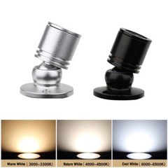 Mini 1W Surface Mounted LED Downlight Spot Light Lamp Ceiling Cabinet 110V 220V