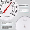 AcuRite Indoor Outdoor Thermometer, 12.5 in Wall Mount with Large Black Numbers gallery