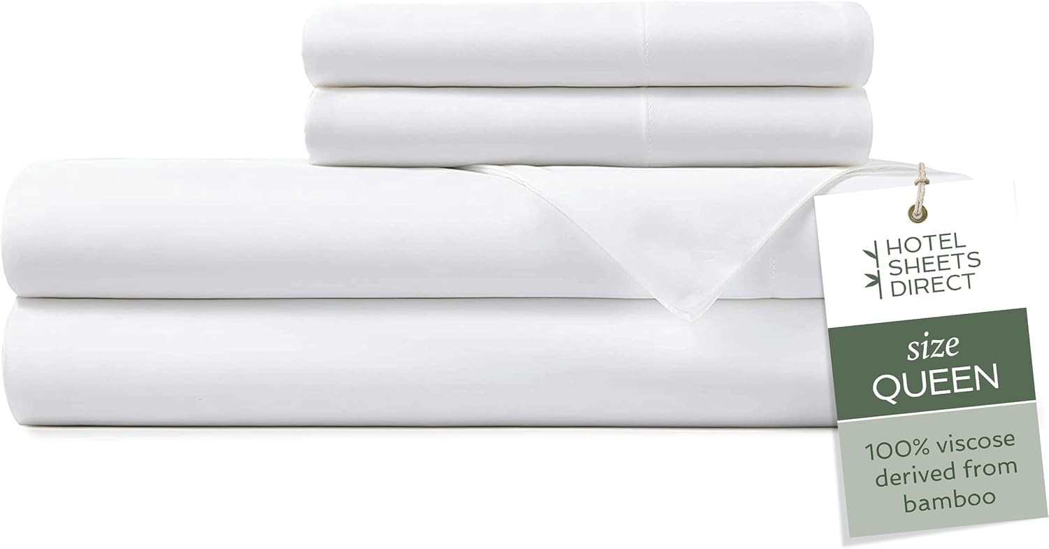 Hotel Sheets Direct 100% Viscose Derived from Bamboo Queen Queen, Sand BRAND NEW gallery