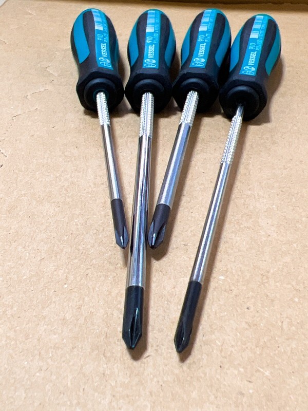 Vessel Megadora 910 4 items +0×75 +0×100 +1×75 +1×100 JIS Screwdriver FineShaft gallery